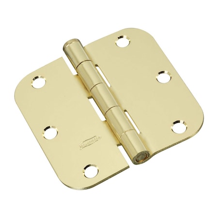 National Hardware National Hardware 3-1/2 in. L Bright Brass Door Hinge 3 pk N830-322
